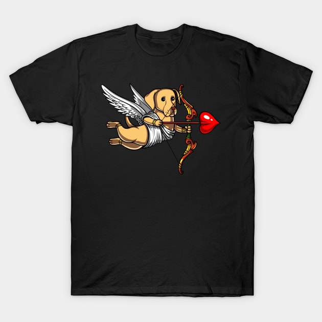 Labrador Retriever Dog Valentines Day Love Pet T-Shirt by underheaven
